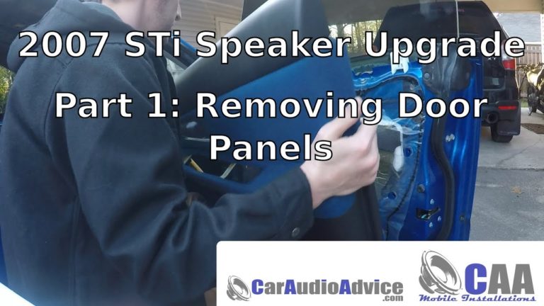 2007 STi Speaker Upgrade Part 1: How to Remove Door Panels and Speakers