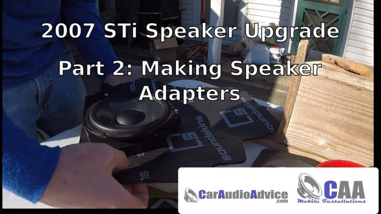 2007 STi Speaker Upgrade Part 2: How to Make Speaker Adapters